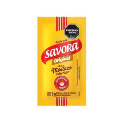 Savora Mostaza Caja 196uni X 8gr *