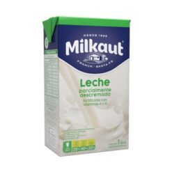 Leche Fluida Descremada Milkaut X 1 lt *