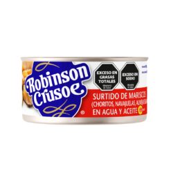 Surtido Mariscos X 190g Aceite R.Crusoe *