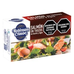 Salmon Aceite Trozos R.Crusoe Lata X 105g *