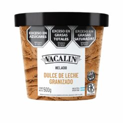 Helado Dulce De Leche Granizado Pote X 500g Cj X 6Uni *