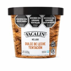 Helado Dulce De Leche Tentacion Pote X 500g Cj X 6Uni *