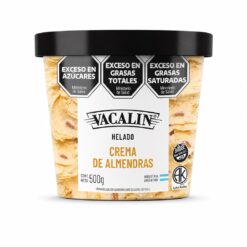 Helado Crema De Almendras Pote X 500g Cj X 6Uni *