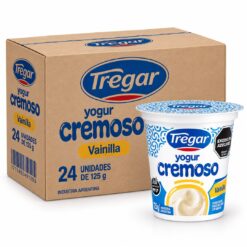 Yogur Cremoso Ent. Vainilla Tregar Cj 24 Uni X 125g *